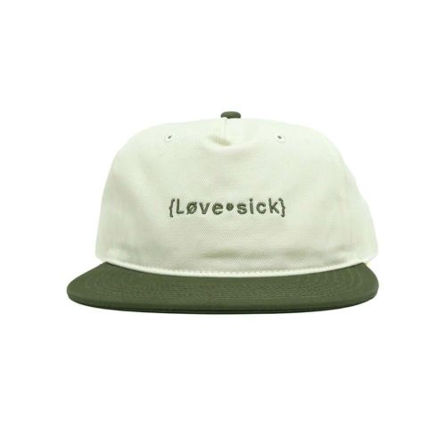 LOVESICK CAP ラブシック キャップ LOGO OLIVE/SAND スケートボード スケボー 1