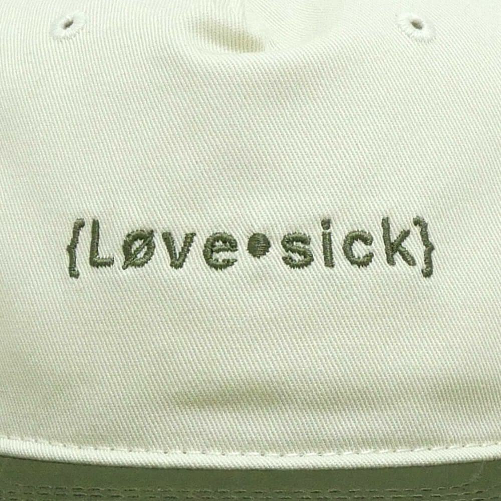 LOVESICK CAP ラブシック キャップ LOGO OLIVE/SAND スケートボード スケボー 4