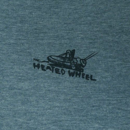 HEATED WHEEL T-SHIRT ヒーテッドウィール Tシャツ GRASSHOPPER INDIGO スケートボード スケボー 1