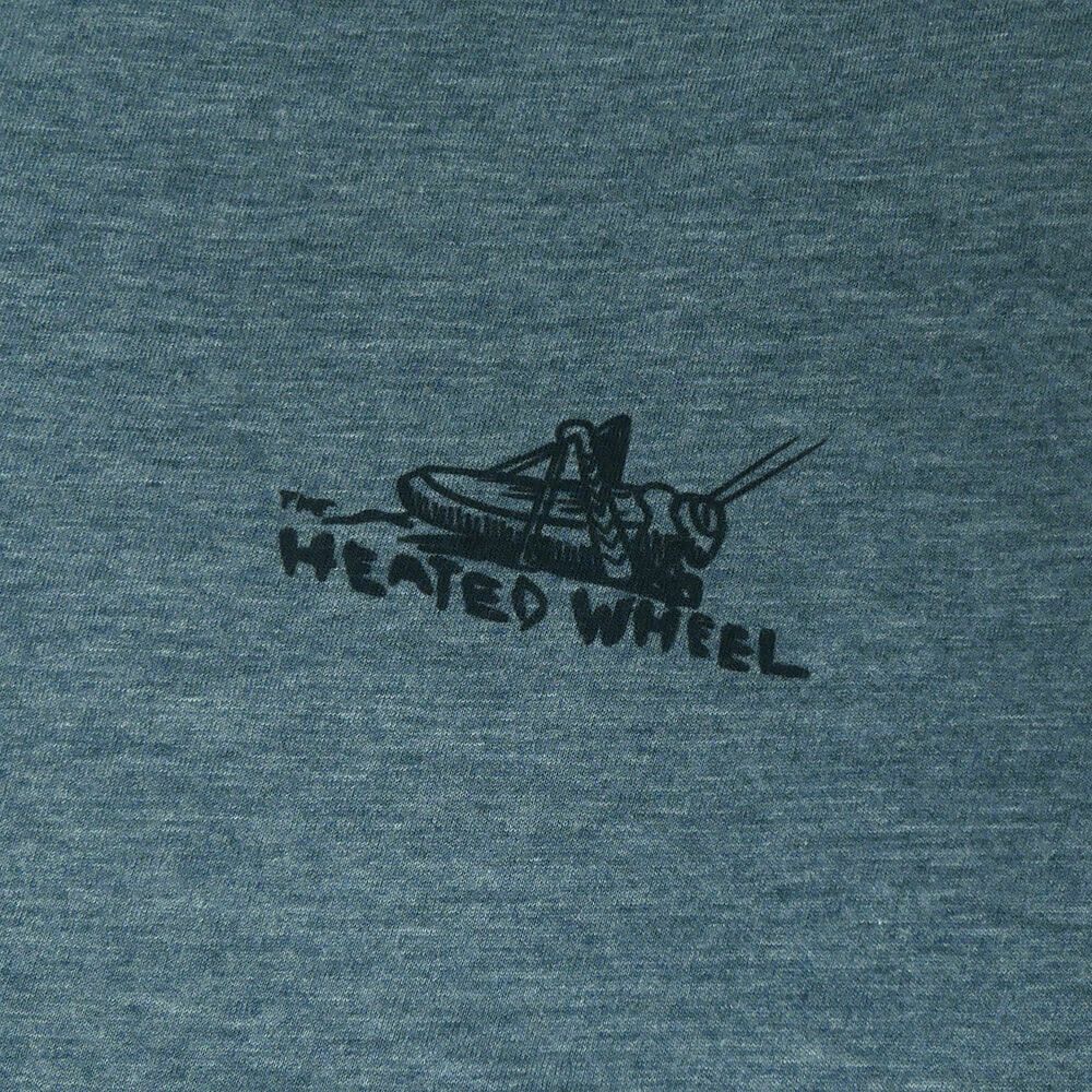 HEATED WHEEL T-SHIRT ヒーテッドウィール Tシャツ GRASSHOPPER INDIGO スケートボード スケボー 1
