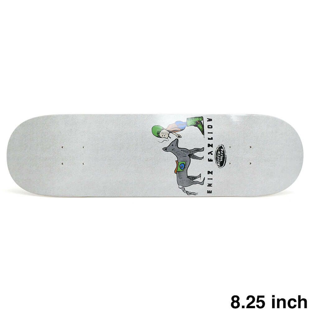 HEATED WHEEL DECK ヒーテッドウィール デッキ ENIZ FAZLIOV SHIT KICKER 8.25 スケートボード スケボー 1