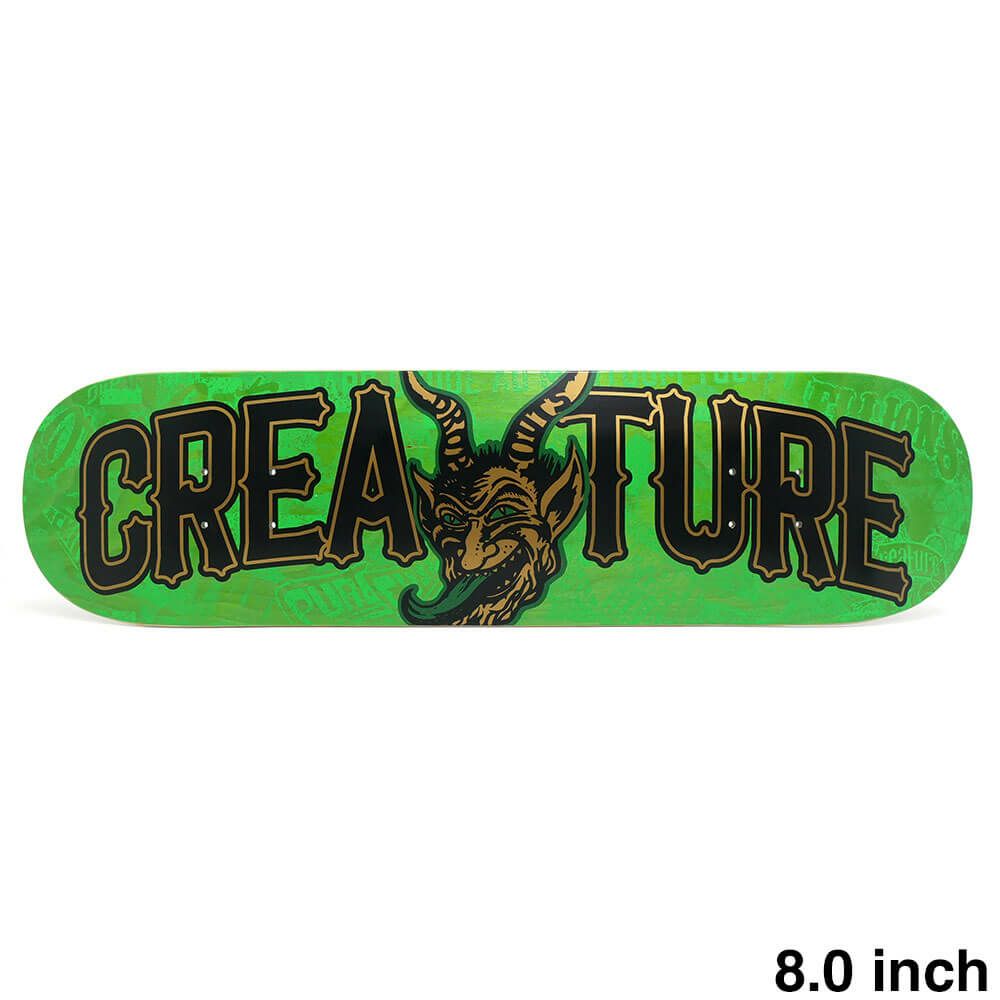 CREATURE DECK クリーチャー デッキ TEAM DROP OUT 8.0 スケートボード スケボー 1