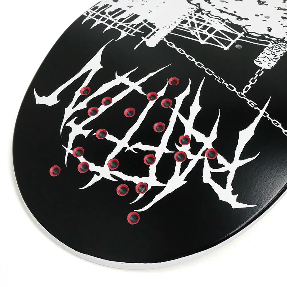 CREATURE DECK クリーチャー デッキ PETER RAFFIN BLK MTL 8.53 UV INK スケートボード スケボー 3