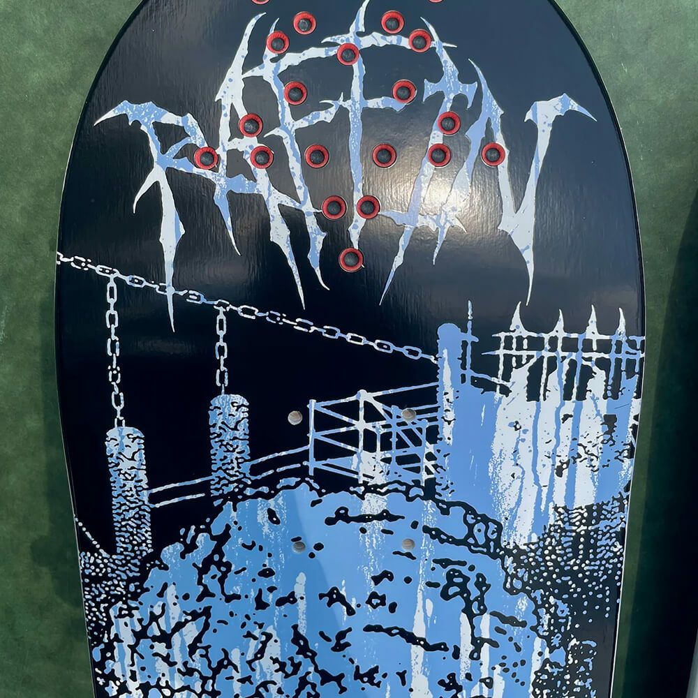 CREATURE DECK クリーチャー デッキ PETER RAFFIN BLK MTL 8.53 UV INK スケートボード スケボー 4