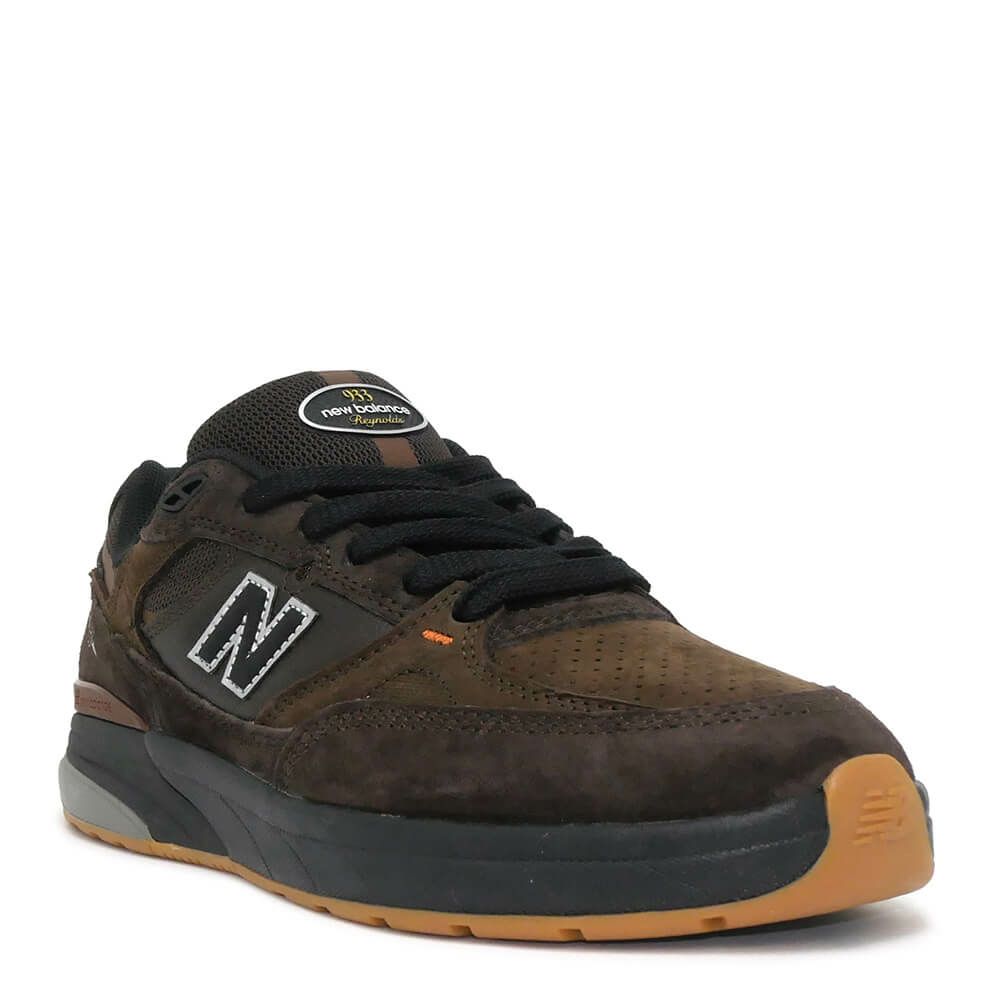 NEW BALANCE NUMERIC SHOES ニューバランス ヌメリック シューズ スニーカー ANDREW REYNOLDS 933 NM933BAR BROWN/BLACK スケートボード スケボー 1