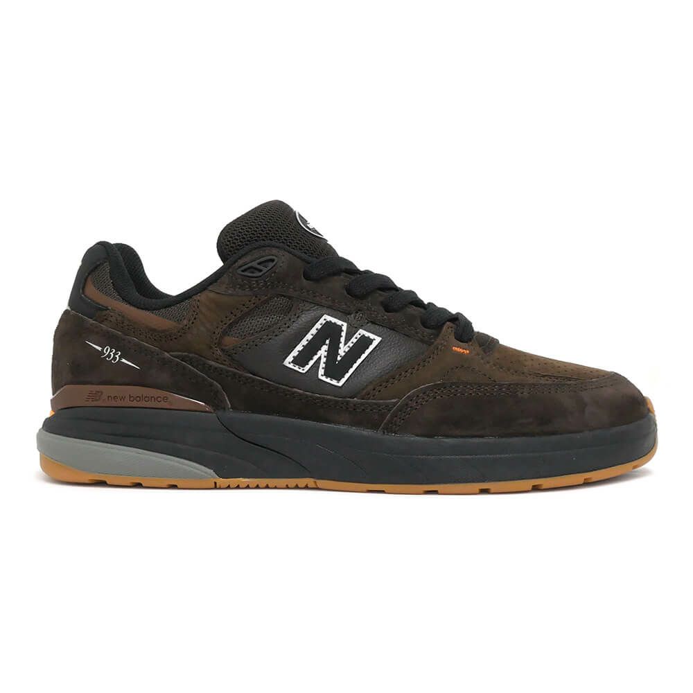 NEW BALANCE NUMERIC SHOES ニューバランス ヌメリック シューズ スニーカー ANDREW REYNOLDS 933 NM933BAR BROWN/BLACK スケートボード スケボー 4