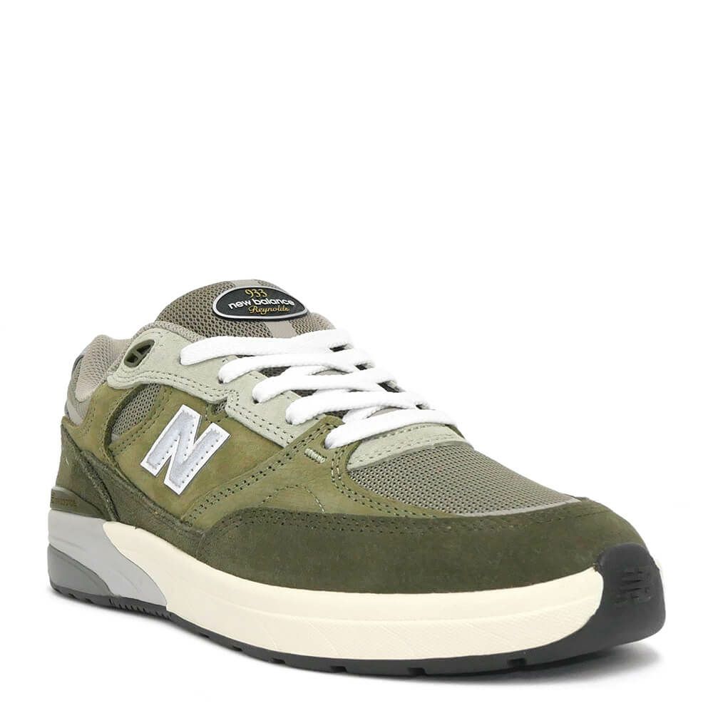 NEW BALANCE NUMERIC SHOES ニューバランス ヌメリック シューズ スニーカー ANDREW REYNOLDS 933 NM933JKL DARK OLIVE スケートボード スケボー 1
