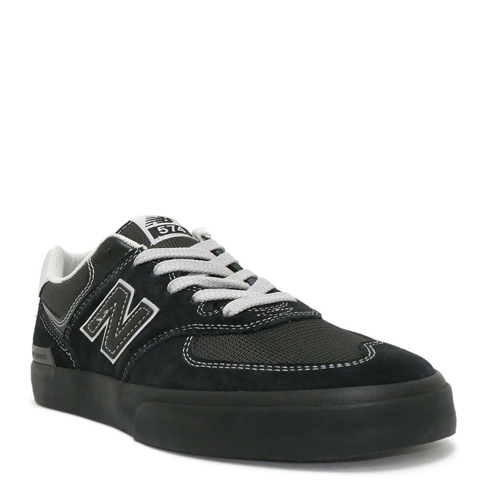 NEW BALANCE NUMERIC SHOES ニューバランス ヌメリック シューズ スニーカー 574 VULC NM574VBB BLACK/GREY/BLACK スケートボード スケボー 1