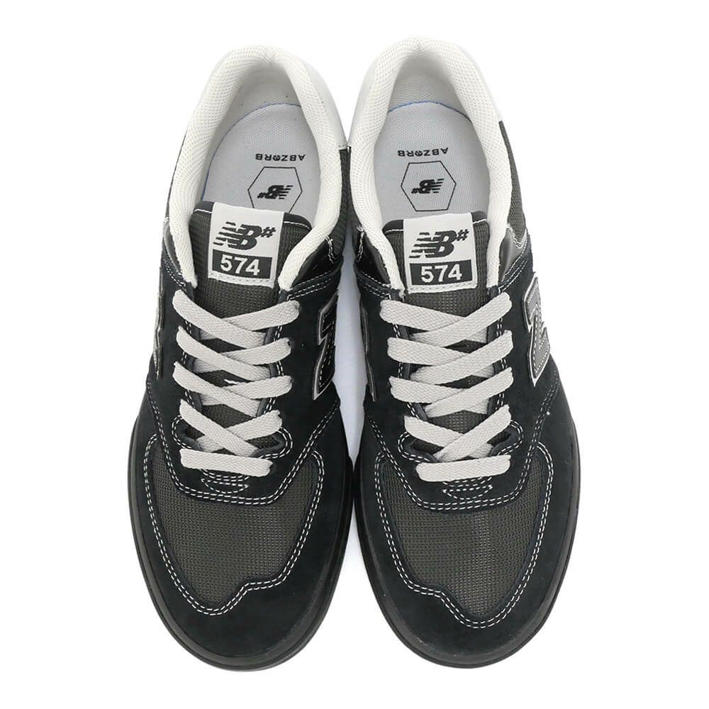 NEW BALANCE NUMERIC SHOES ニューバランス ヌメリック シューズ スニーカー 574 VULC NM574VBB BLACK/GREY/BLACK スケートボード スケボー 2