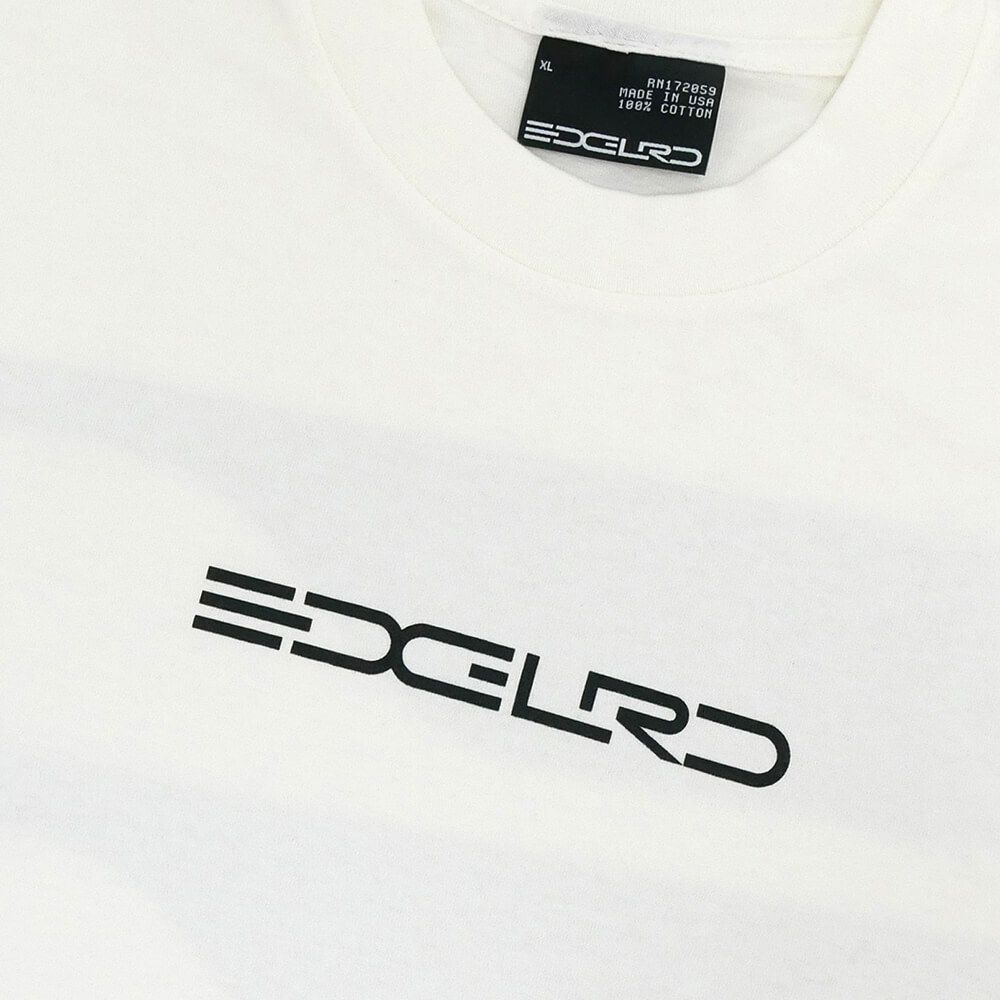 EDGLRD T-SHIRT エッジロード Tシャツ TECH SCRIPT OFF WHITE スケートボード スケボー 2