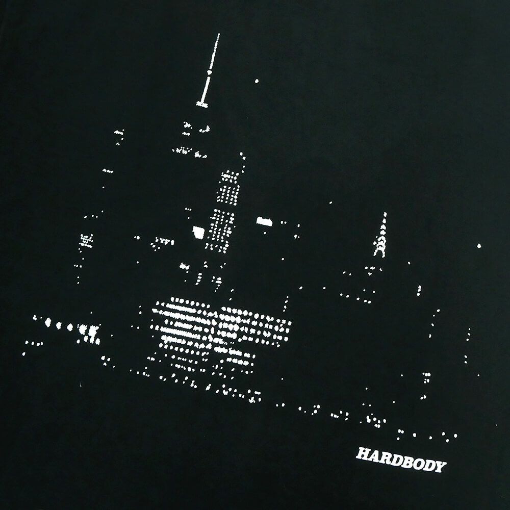  HARDBODY T-SHIRT ハードボディ Tシャツ NYC BLACK スケートボード スケボー 1