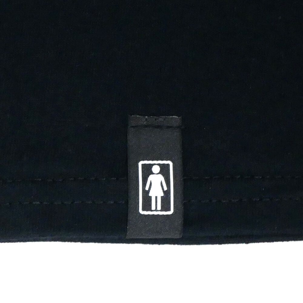 GIRL LONG SLEEVE ガール ロングスリーブTシャツ WONDER BLACK スケートボード スケボー 2