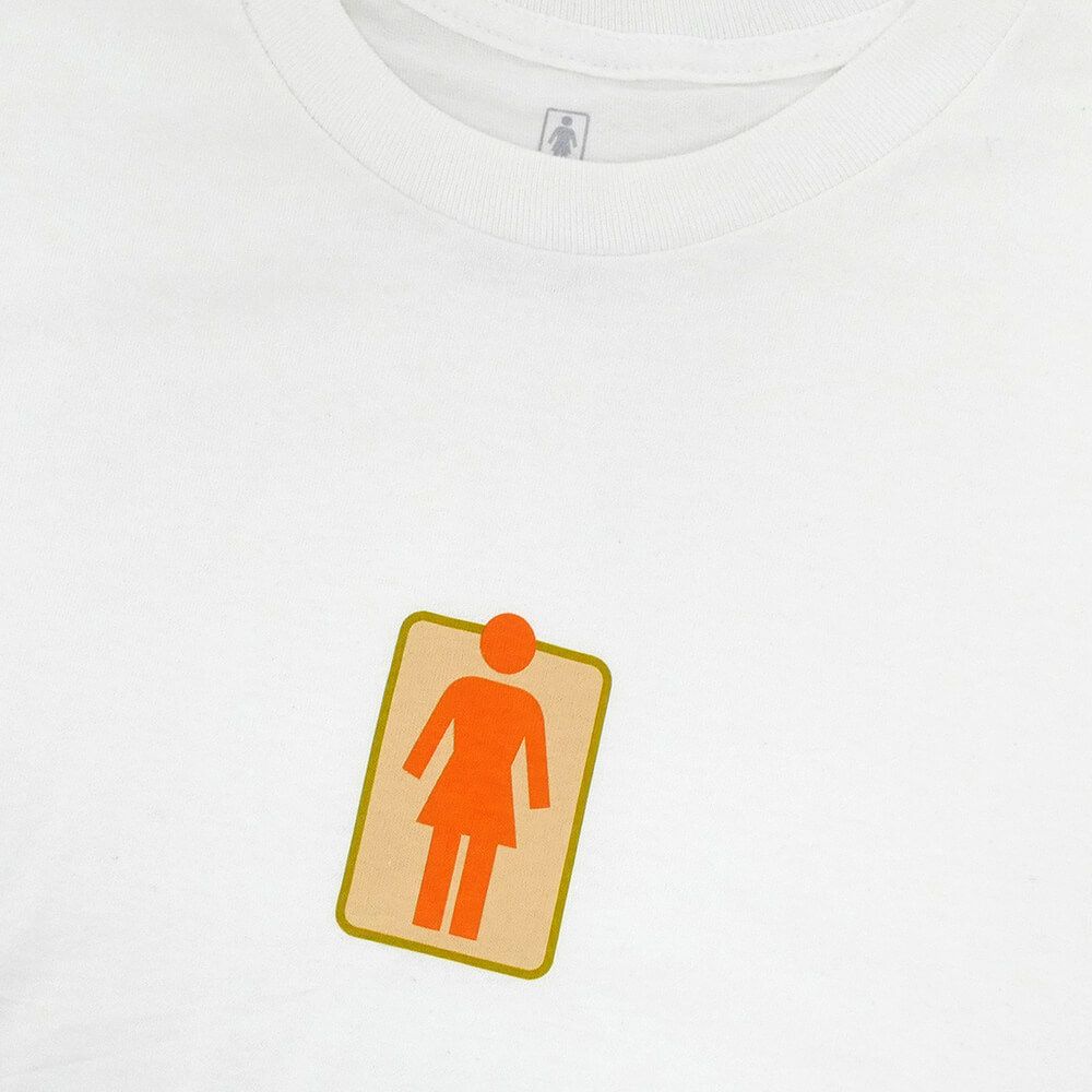 GIRL LONG SLEEVE ガール ロングスリーブTシャツ OG NATURALS WHITE スケートボード スケボー 1