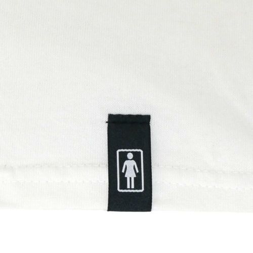 GIRL LONG SLEEVE ガール ロングスリーブTシャツ OG NATURALS WHITE スケートボード スケボー 2