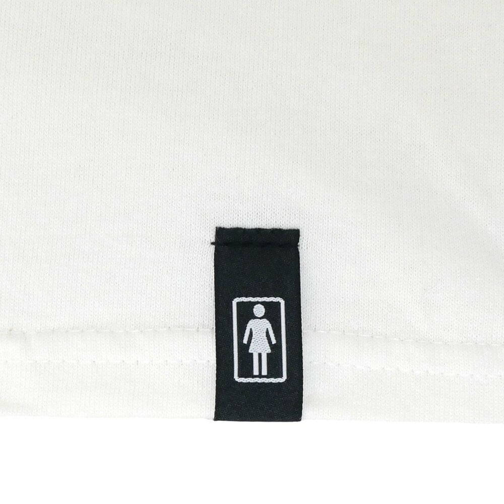 GIRL LONG SLEEVE ガール ロングスリーブTシャツ OG NATURALS WHITE スケートボード スケボー 2