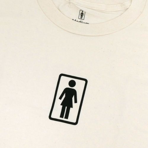 GIRL T-SHIRT ガール Tシャツ OG 93 TIL CREAM スケートボード スケボー 1