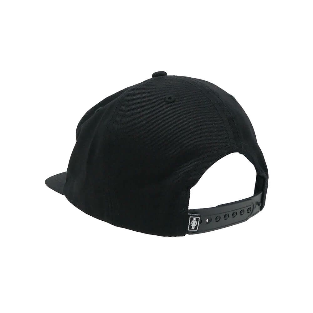 GIRL CAP ガール キャップ MO CLASSIC SNAPBACK BLACK スケートボード スケボー 2