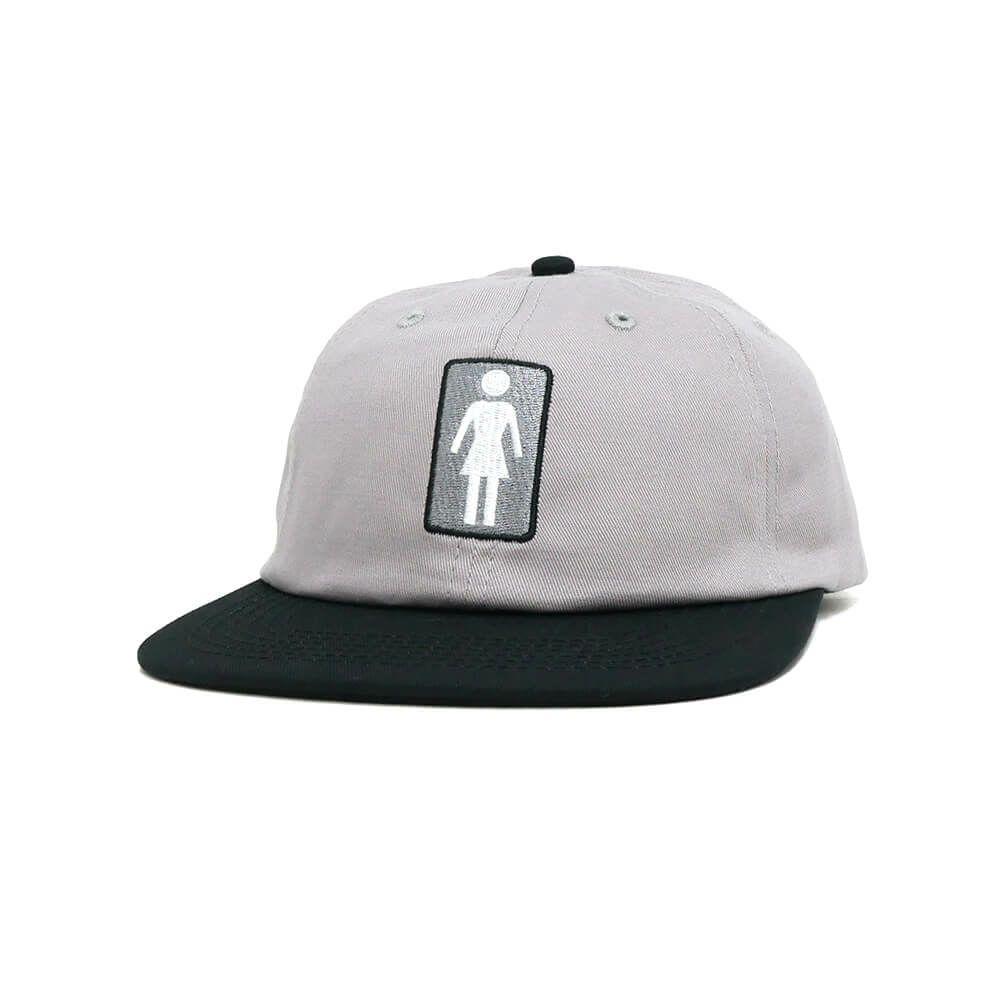 GIRL CAP ガール キャップ CLASSIC OG SNAPBACK BLACK/GREY スケートボード スケボー 