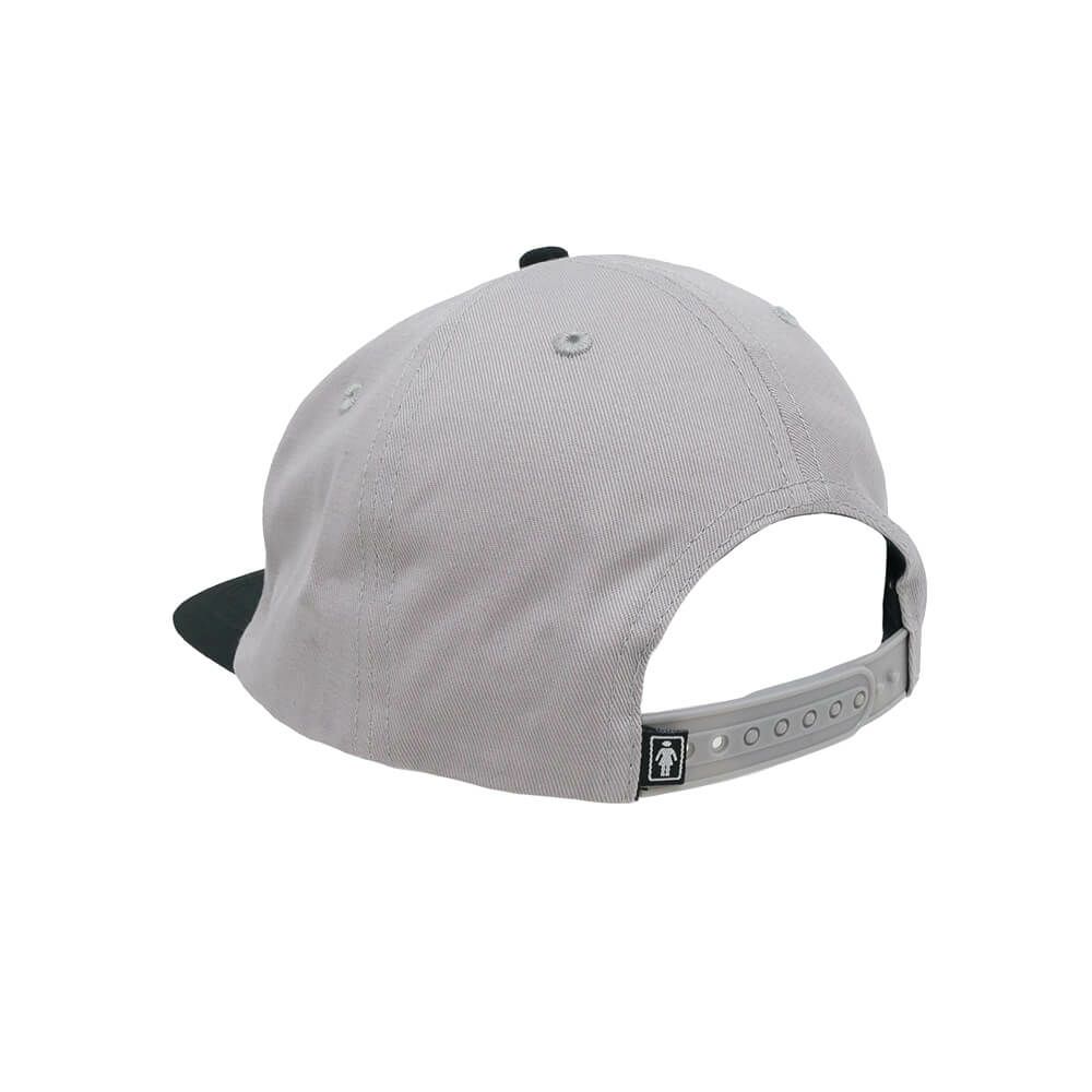 GIRL CAP ガール キャップ CLASSIC OG SNAPBACK BLACK/GREY スケートボード スケボー 2