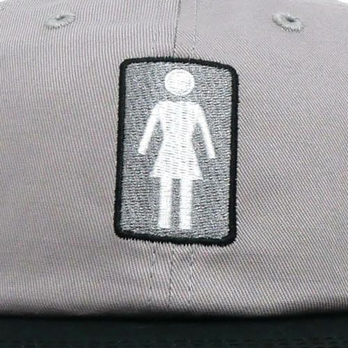 GIRL CAP ガール キャップ CLASSIC OG SNAPBACK BLACK/GREY スケートボード スケボー 4