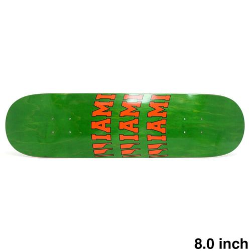 EDGLRD DECK エッジロード デッキ TEAM MIAMI GREEN 8.0 スケートボード スケボー 1