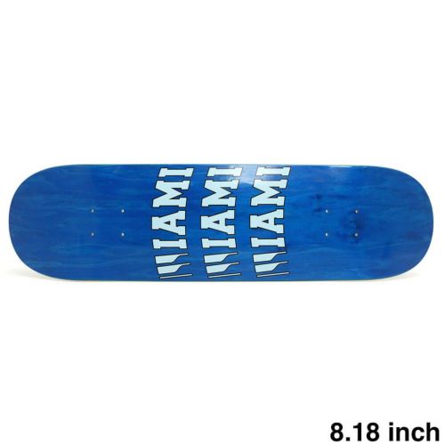 EDGLRD DECK エッジロード デッキ TEAM MIAMI BLUE 8.18 スケートボード スケボー 1