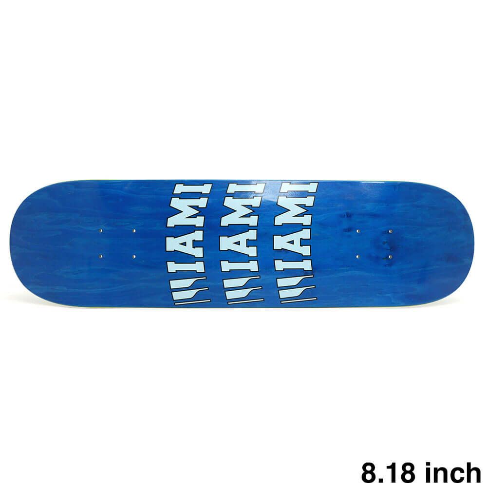 EDGLRD DECK エッジロード デッキ TEAM MIAMI BLUE 8.18 スケートボード スケボー 1