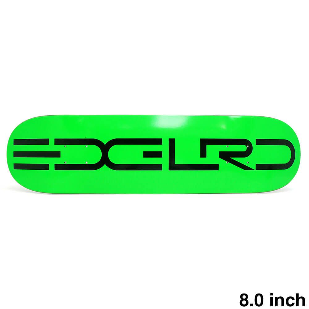 EDGLRD DECK エッジロード デッキ TEAM TECH SCRIPT GREEN/BLACK 8.0 スケートボード スケボー 1
