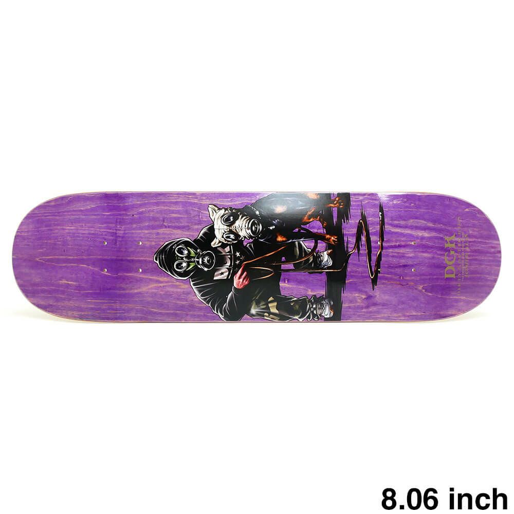 DGK DECK ディージーケー デッキ JOSH KALIS ARMAGEDDON PURPLE STAIN 8.06 スケートボード スケボー 1