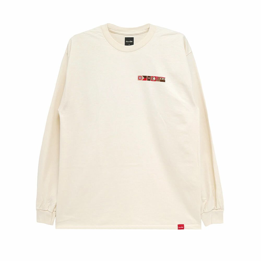 CHOCOLATE LONG SLEEVE チョコレート ロングスリーブTシャツ FLYIN' THE FLAG CREAM スケートボード スケボー 