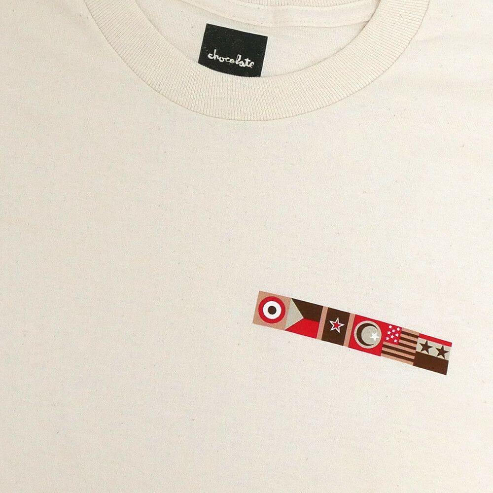 CHOCOLATE LONG SLEEVE チョコレート ロングスリーブTシャツ FLYIN' THE FLAG CREAM スケートボード スケボー 1