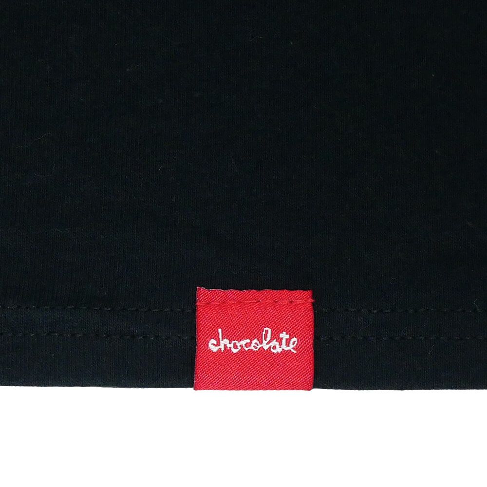 CHOCOLATE T-SHIRT チョコレート Tシャツ TONE BLACK スケートボード スケボー 4
