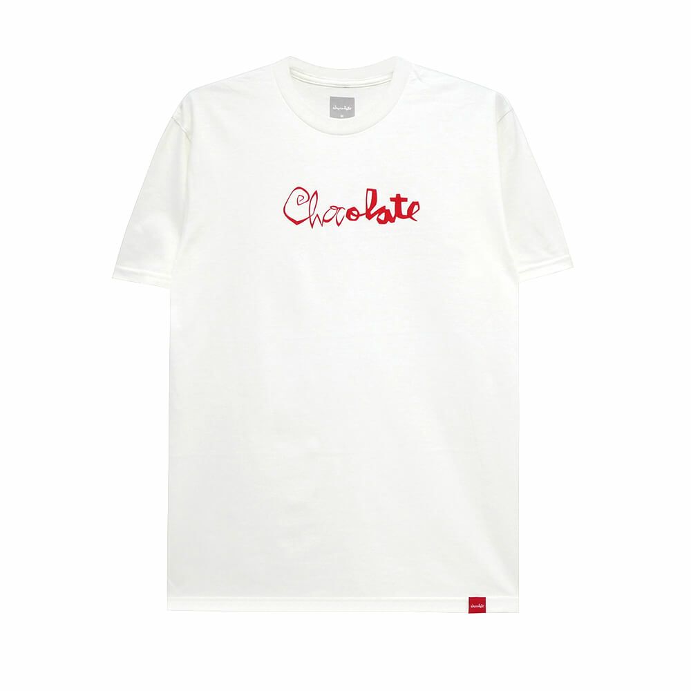 CHOCOLATE T-SHIRT チョコレート Tシャツ SKRUNK WHITE スケートボード スケボー 