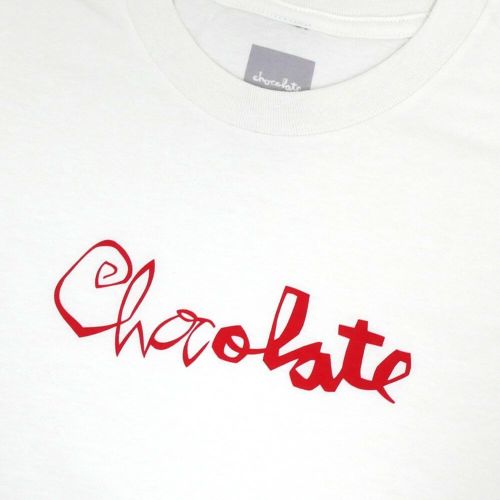 CHOCOLATE T-SHIRT チョコレート Tシャツ SKRUNK WHITE スケートボード スケボー 1