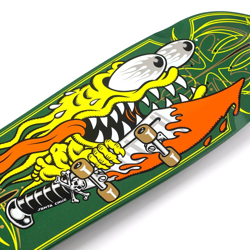 SANTA CRUZ DECK サンタクルーズ デッキ KEITH MEEK GREEN PINSTRIPE SLASHER 9.23 スケートボード スケボー 4