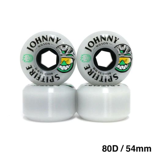 SPITFIRE WHEEL スピットファイヤー ソフトウィール（クルーザー） 80HD CHARGERS CONICAL FULL JOHNNY WILSON BURN SQUAD クリア 54mm スケートボード スケボー 1