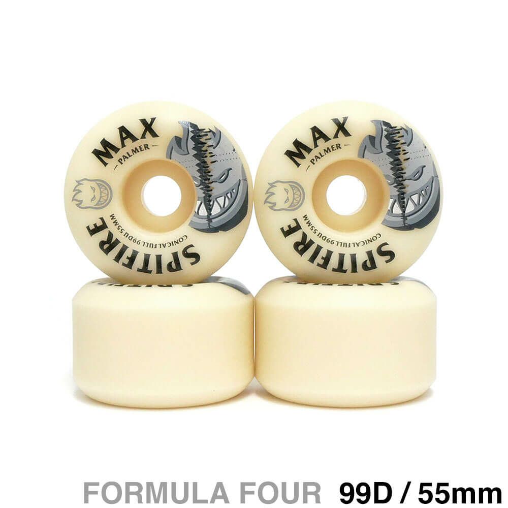 SPITFIRE WHEEL スピットファイヤー ウィール FORMULA FOUR (F4) CONICAL FULL 99D MAX PALMER BURN SQUAD 55mm スケートボード スケボー 1