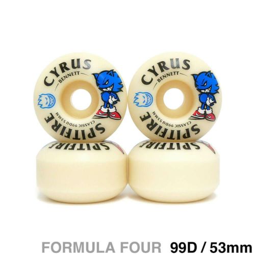 SPITFIRE WHEEL スピットファイヤー ウィール FORMULA FOUR (F4) CLASSIC 99D CYRUS BENNETT BURN SQUAD 53mm スケートボード スケボー 1
