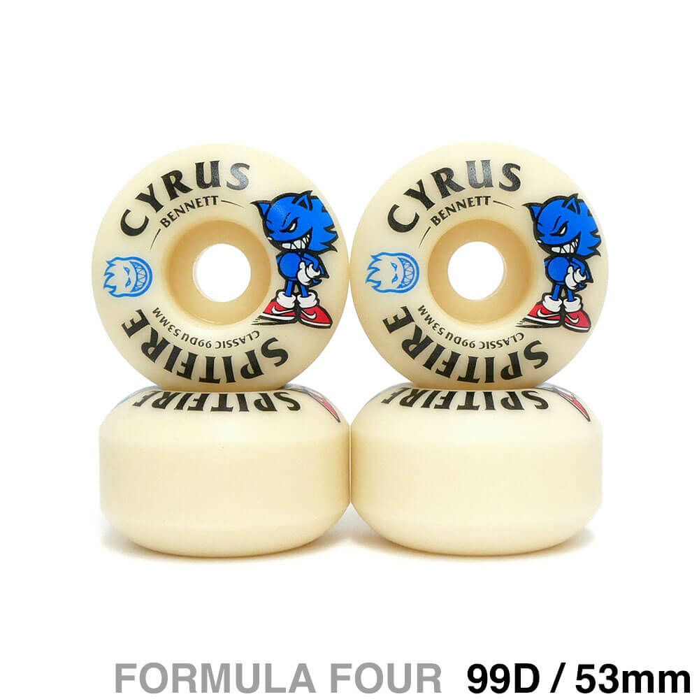 SPITFIRE WHEEL スピットファイヤー ウィール FORMULA FOUR (F4) CLASSIC 99D CYRUS BENNETT BURN SQUAD 53mm スケートボード スケボー 1