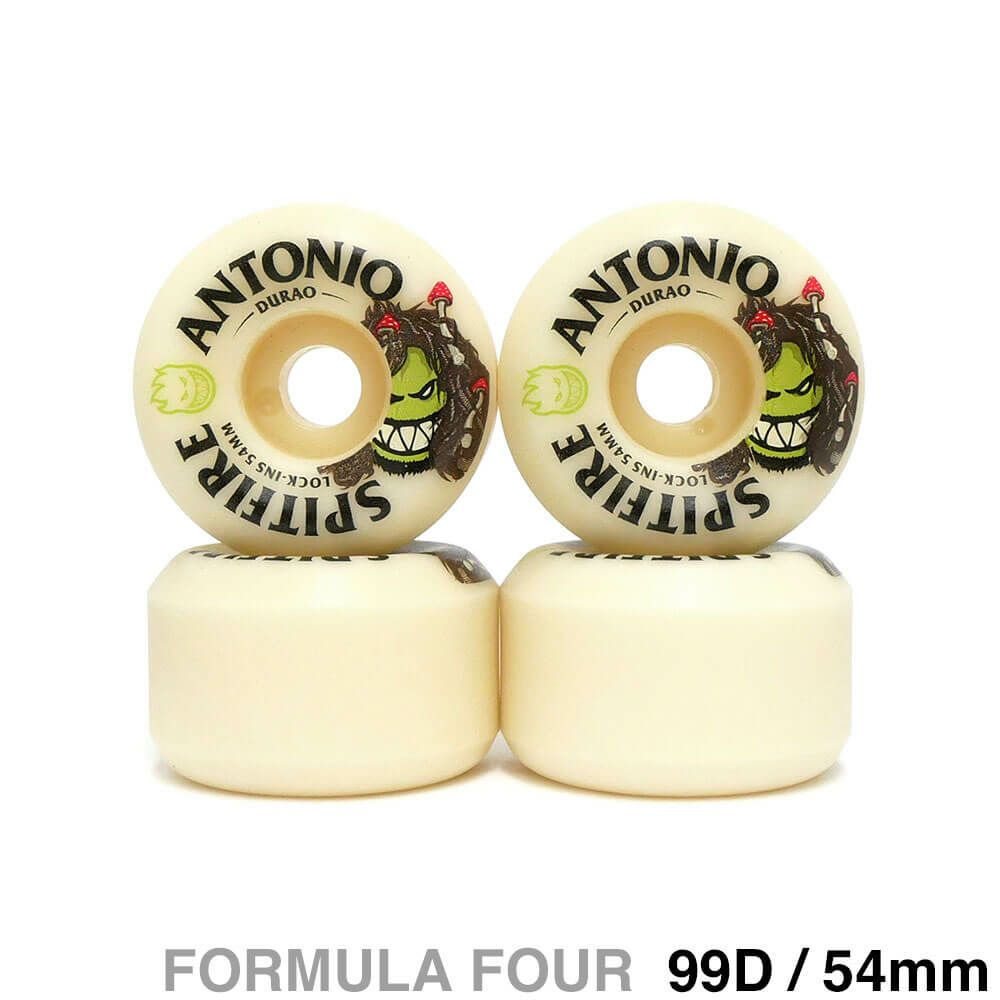 SPITFIRE WHEEL スピットファイヤー ウィール FORMULA FOUR (F4) LOCK-INS 99D ANTONIO DURAO BURN SQUAD 54mm スケートボード スケボー 1