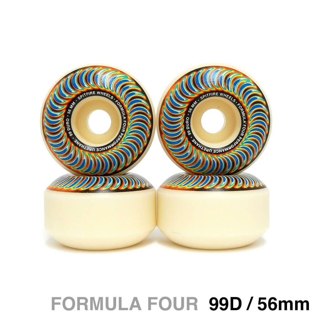 SPITFIRE WHEEL スピットファイヤー ウィール FORMULA FOUR (F4) CLASSIC 99D RADIOACTIVE 56mm スケートボード スケボー 1