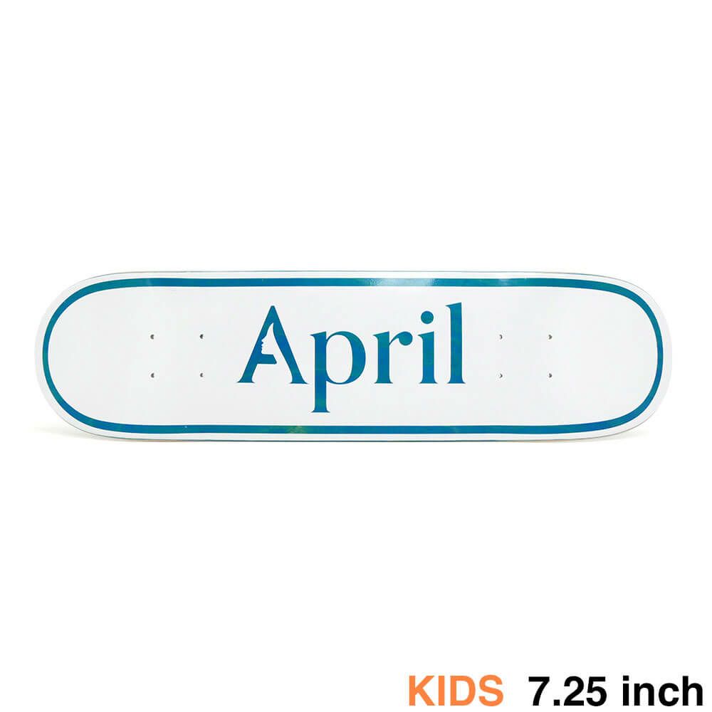 APRIL DECK エイプリル デッキ（子供用） TEAM OG LOGO BLUE MINI 7.25 スケートボード スケボー 1