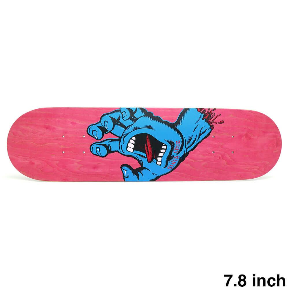 SANTA CRUZ DECK サンタクルーズ デッキ TEAM SCREAMING HAND PINK STAIN 7.8 スケートボード スケボー 1