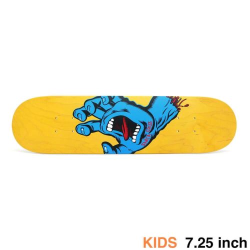 SANTA CRUZ Screaming Hand 新品キッズデッキ7.25 SANTA CRUZ DECK サンタクルーズ デッキ（子供用） TEAM