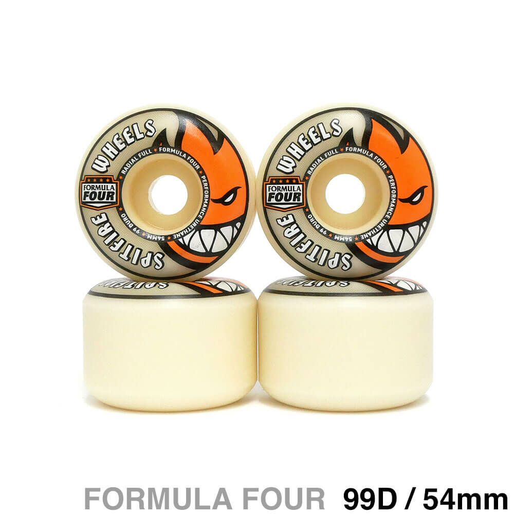 SPITFIRE WHEEL スピットファイヤー ウィール FORMULA FOUR (F4) RADIAL FULL 99D 54mm スケートボード スケボー 1
