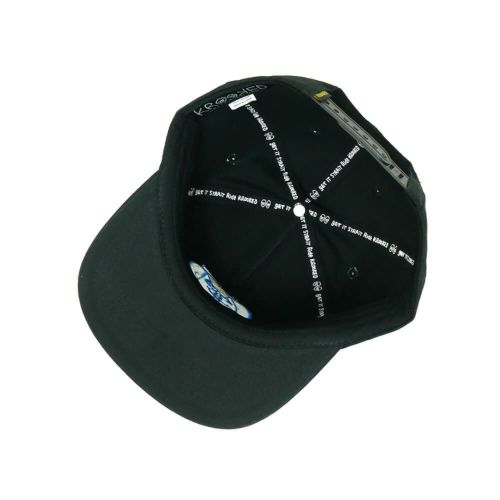 KROOKED CAP クルキッド キャップ MOONSMILEY SNAPBACK BLACK スケートボード スケボー 3