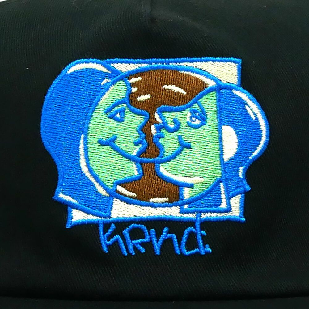 KROOKED CAP クルキッド キャップ MOONSMILEY SNAPBACK BLACK スケートボード スケボー 4