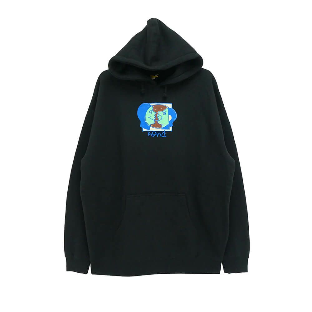 KROOKED HOOD クルキッド パーカー MOONSMILEY BLACK スケートボード スケボー 