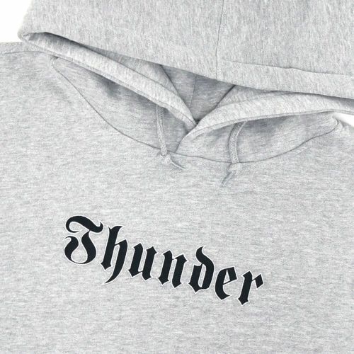THUNDER HOOD サンダー パーカー SCRIPT GREY スケートボード スケボー 1