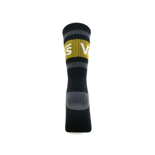 VANS SOCKS バンズ ソックス 靴下 DROP V CREW BLACK/GOLD（US企画） スケートボード スケボー 2